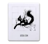 'Gothic Squirrel on Branch' Sliding Puzzle (PZ00030947)
