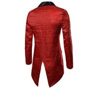 Gothic Steampunk Coat for Men, Medieval Vintage Tailcoat, Victorian Jacket Black Colour Renaissance Halloween Carnival Pirates Vampire Cosplay Uniform Costume for Adults