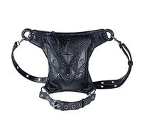 Gothic Steampunk Waist Bag Men's and Women's Gothic One-Shoulder Diagonal Waist Bag Drop Leg Arm