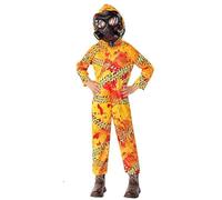 Gothic Style Cosplay Costume For Halloween Parties Biohazard Outfit Set Theme Celebrations And Outdoor Events (A1-Yellow, L)