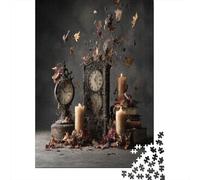 Gothic Style - Symbolic Time Lapse,Rätsel Für Erwachsene 70x50cm/1000pcs,Herausforderungsspiele