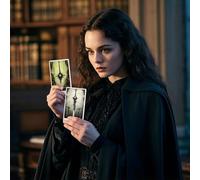 Gothic Tarot Cards | Unique Tarot Decks 78 pieces | Gothic Divination Accessories Mysterious Playing Supplies for Family Women Men Beginners Parties