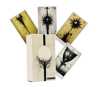 Gothic Tarot Deck, 78 Cards Set, Authentic Divination Oracle Reading Cards, Mystical Spiritual Tarot Game Set, Beginners Adults Women Men Party Fortune Telling Guidance Use