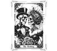 Gothic Tarot Wedding Guest Book: Wedding Guest Book Tarot 80 Blank Pages Wedding Journal Witchy Wedding Diary Gift Goth Victorian Alternative Guestbook