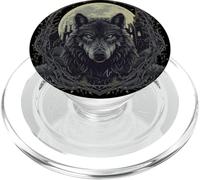 Gothic Thorns Dyer Wolf PopSockets PopGrip for MagSafe