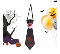 Gothic Tie | Bat Tie with Eye Ball | Skeleton Bat Collar Accessories for Youth Women Carnival Stage Show Cosplay Exhibition