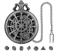 Gothic Time Dice Orb - Watch Design Trinket, Novel Gift, Number Toss Edition | Gadget Bundle, Sleek Organizer Item of for and with Realms Gathering Experience