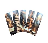 Gothic Vampire Bookmark Set - Double Sided Dark Fantasy Bookmarks with Vampires, Castles & Victorian Designs - Ideal Gifts for Gothic, Fantasy & Dark Academia Lovers (5pc Single Sided Fantasy Books 4)