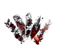 Gothic Vampire Bookmark Set - Double Sided Dark Fantasy Bookmarks with Vampires, Castles & Victorian Designs - Ideal Gifts for Gothic, Fantasy & Dark Academia Lovers (5pc White Dark Romance Set 6)