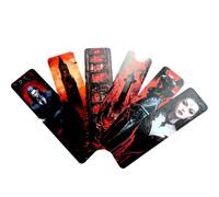 Gothic Vampire Bookmark Set - Double Sided Dark Fantasy Bookmarks with Vampires, Castles & Victorian Designs - Ideal Gifts for Gothic, Fantasy & Dark Academia Lovers (6pc Vampire Set 4)