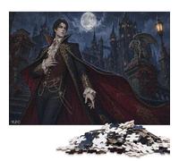 Gothic Vampire Wooden Jigsaw Puzzle 1000 Pieces, Indoor Weekend Gift
