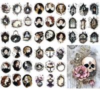 Gothic Variations Rice Paper, 20 x 26.5cm (6 Sheets) - 6X Decoupage Papers for Collage, Mixed Media, Card Making & Crafts, Decoupage by CRAFT KREATIVELY