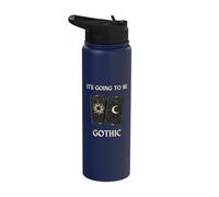 Gothic Victorian Goth Lovers of Horror and Ghost Stories Stainless Steel Insulated Water Bottle
