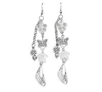 Gothic Vintage Butterfly Dangle Earrings Exquisite Flower Wing Earings Fashion Statement Jewelry Versatile Accessories Dangle Earrings For Women