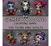Gothic Voodoo Dolls: Coloring Book for Teens and Adults (Bold & Easy Coloring Books)