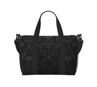 Gothic Wallpaper Skull Hand Travel Bag - Lightweight and Durable Carry-On Bag for Weekend Getaways, Trendy Multi-Purpose Tote