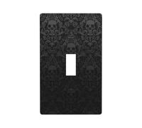gothic wallpaper skull Print Light Switch Cover Plate,Toggle Wall Plate Cover,Standard Size 4.5 x 2.76 Inche
