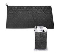 Gothic Wallpaper Skull Print Quick Dry Towel 16x31.5in,Outdoor Camping, Hiking, Beach, Travel, Gym, Home Use Can Be.