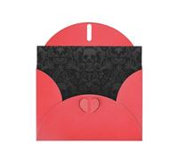 Gothic Wallpaper Skull Printing Holiday Happy Birthday Cards Gift With Envelope And Note Tag For Women Men Wife Mom Husband