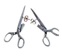 Gothic Weird Funky Earrings Punk Scissors Stud Earring Novelty Crazy Jewelry for Hairstylist Salon Party Birthday Graduation Gift, Zinc, zinc alloy