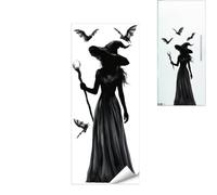 Gothic Window Cling - Horror Bat Decal, Realistic Festival Sticker, Sticky