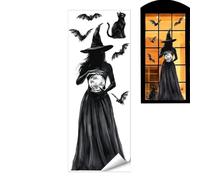 Gothic Window Cling - Horror Bat Decal, Realistic Festival Sticker, Sticky