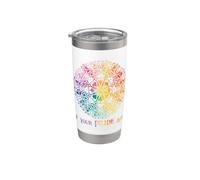 Gothic Window Rainbow Pride Stainless Steel Insulated Tumbler