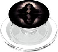 Gothic Witch Moon Dark Feminine Occult PopSockets PopGrip for MagSafe