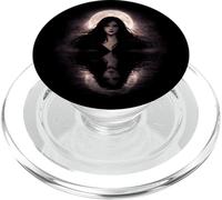 Gothic Witch Moon Dark Feminine Occult PopSockets PopGrip for MagSafe