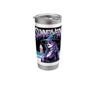 Gothic Witch Summerween Aesthetic Spooky Halloween Beach Stainless Steel Insulated Tumbler