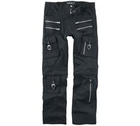 Gothicana by EMP 2in1: Trousers/Shorts Cloth Trousers black W30L32