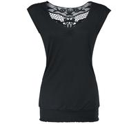 Gothicana by EMP Back Lace T-Shirt black XL