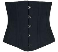 Gothicana by EMP Black Underbust Corset Corsage black XL