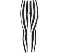 Gothicana by EMP Black/White Striped Leggings Leggings black white XXL