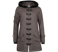 Gothicana by EMP Bloodsucker Winter Jacket dark grey XS
