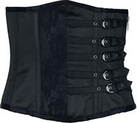 Gothicana by EMP Bound to Darkness Underbust Corsage black L