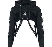 Gothicana by EMP Crop Hoodie Hoodie black L