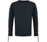 Gothicana by EMP Cut The Cord Long-sleeve Shirt black S