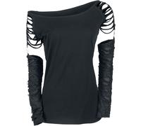 Gothicana by EMP Days Without Long-sleeve Shirt black XXL