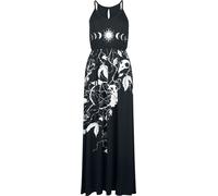 Gothicana by EMP Dress with roses and skulls Maxi Dress black S