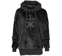 Gothicana by EMP Fluffy hoody with high collar Hoodie black L