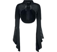 Gothicana by EMP Gothicana Lace Bolero with Trumpet Sleeves Bolero black L