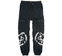 Gothicana by EMP Joggers with pockets and straps Cloth Trousers black 4XL