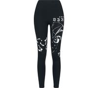 Gothicana by EMP Leggings with all-over print Leggings black S