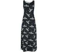 Gothicana by EMP Maxi Dress with All-Over Print Maxi Dress black XL