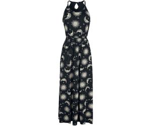 Gothicana by EMP Maxi Dress with Sun, Moon and Stars Maxi Dress black 5XL