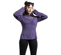 Gothicana by EMP Mystical Woods Long-sleeve Shirt lilac