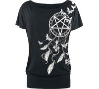 Gothicana by EMP Pentagram and Dreamcatcher T-shirt T-Shirt black XL