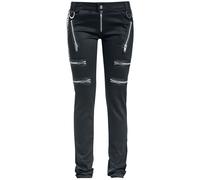 Gothicana by EMP Skarlett Jeans black W27L32