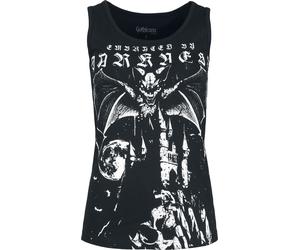 Gothicana by EMP Vest with Bat Design Top black L